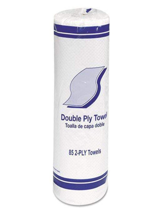 Whitehall 1797 Kitchen Roll Towels, 2-Ply, 11-Inch, White, 85/Roll, 30 Rolls/Carton - Image 1